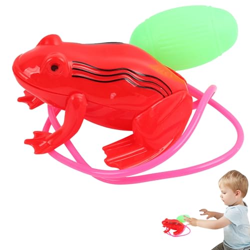 Renopfect Springspielzeug, Bounce Frog Toy,Jumping Animal Toy Cartoon Fun | Nette Bildungsparty bevorzugt Stuffers für Ostern, Thanksgiving, Kindertag von Renopfect