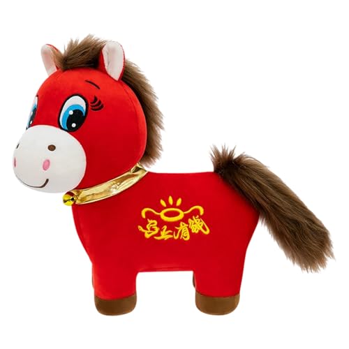 Renopfect Stoffpferd | 25 Zentimeter Plüschspielzeug 2026,Chinesisches Neujahr Plüschpuppen Für Zuhause Schlafzimmer Wohnzimmer Kinderzimmer Auto Reisen Klassenzimmer Renopfect Stoffpferd | 25 Zentimeter Plüschspielzeug 2026,Chinesisches Neujahr Plüschpuppen Für Zuhause Schlafzimmer Wohnzimmer Kinderzimmer Auto Reisen Klassenzimmer von Renopfect