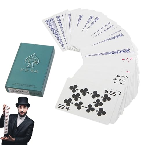 Magier-Karten-Deck,Lustige Poker Magic Card Tricks | Tolles Neuheitsgeschenk, magische Spielkarten, Requisiten, Bühnenshows für Partys, unterhaltsame magische Spielzeuge und Tischspiele von Renywosi