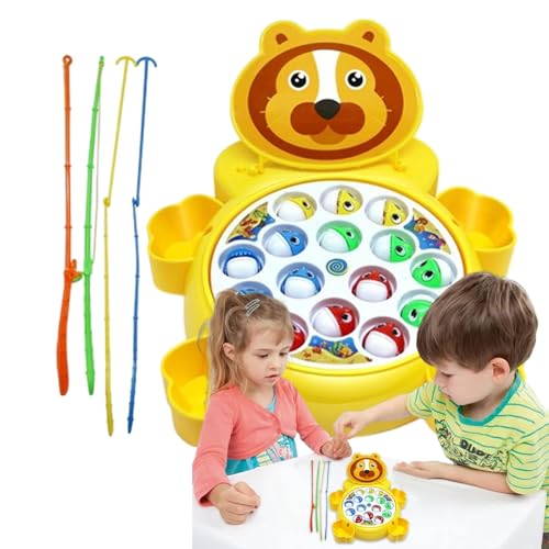 Renywosi Angelspielzeug für Vorschulkinder, Angelspiel-Spielset | Batteriebetriebenes Angelspielzeug mit Musik | Tragbares rotierendes Angelbrettspiel für den Kindergarten zu Hause von Renywosi