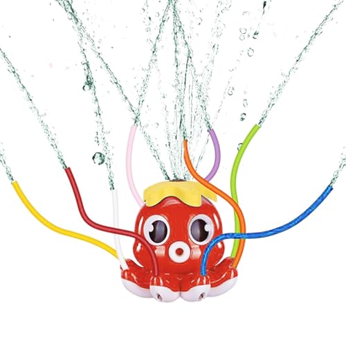 Wassersprühsprinkler für den Außenbereich für Kinder,Oktopus-Wassersprinkler für Kinder,Octopus Creative Water Spray Toys & Play Sprinkler | Sicherer Spaß im Sommer, draußen, Spielzeug, von Renywosi