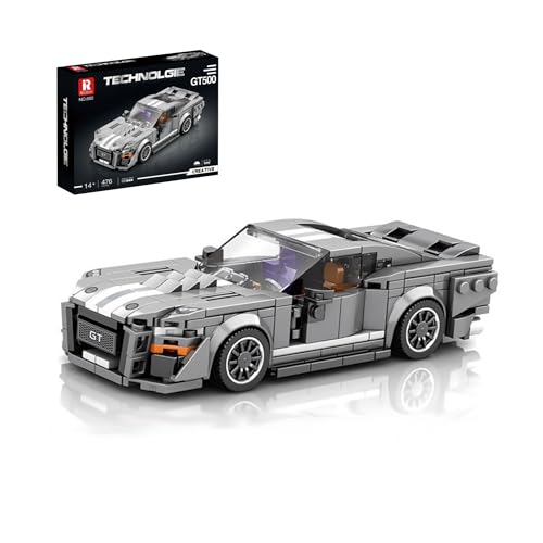 Reobrix Technik 682 Spielzeug-Auto Baukasten Klemmbausteine, Bausatz für Modellauto, Rennwagen, Supersportwagen für Kinder und Erwachsene, 2024 Neu Kollekti, kompatibel mit Lego (476 Teile) von Reobrix