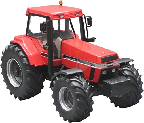 CASE IH Traktor Modell 7240, Rot, 1:32, Batteriebetrieben, Tragbar, Erwachsene (unisex) von Replicagri