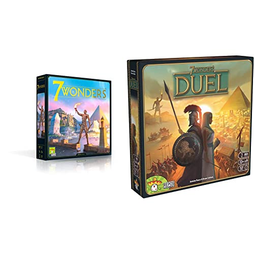 Asmodee | UNbox Now | Repos Production | 7 Wonders | Grundspiel | Kennerspiel des Jahres 2011 & Asmodee | UNbox Now | Repos Production | 7 Wonders Duel | Grundspiel | Kennerspiel von Repos Production