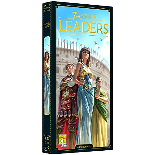 Repos Production , 7 Wonders 2nd Edition: Leaders Expansion , Board Game , Ages 10+ , 3 to 7 Players , 30 Minutes Playing Time von Repos Production
