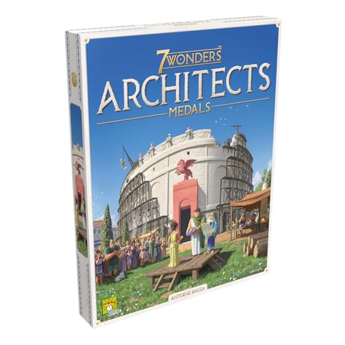 Repos Production, 7 Wonders Architects – Medals, Erweiterung, Familienspiel, Strategiespiel, 2-7 Spieler, Ab 8+ Jahren, 25 Minuten, Deutsch, Mehrfarbig, Bunt von Repos Production