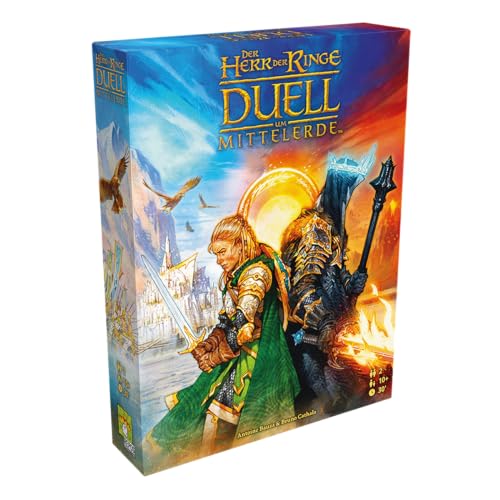 Repos Production - Der Herr der Ringe: Duell um Mittelerde Brettspiel - Strategisches Brettspiel für 2 Spieler - Erstellt von Antoine Bauza und Bruno Cathala - Ab 10 Jahren, 30 Minuten Spielzeit von Repos Production