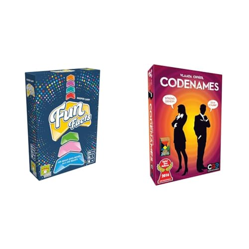 Repos Production | Fun Facts | Partyspiel | Kartenspiel | 4-8 Spieler | Ab 8+ Jahren | 30 Minuten | Deutsch & Asmodee Codenames, Spiel des Jahres 2016, Familienspiel, Ratespiel, Deutsch von Repos Production