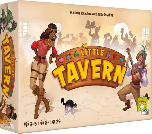 Repos Production - Little Tavern - Partyspiel in Fantasy-Atmosphäre - Familienspiel - Kartenspiel - Ab 8 Jahren - 3-5 Spieler - 25 Minuten - Deutsch von Repos Production