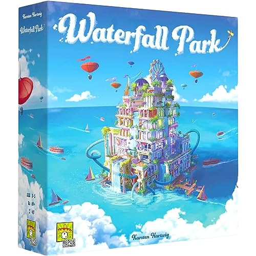 Repos Wasserfall Park, Brettspiel, ab 8 Jahren, 3-5 Spieler, 45 Minuten Spieldauer Repos Wasserfall Park, Brettspiel, ab 8 Jahren, 3-5 Spieler, 45 Minuten Spieldauer von Repos Production