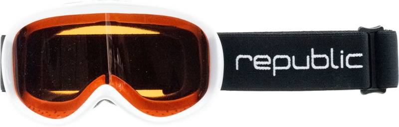 Republic R650 Junior Skibrille, Weiß von Republic