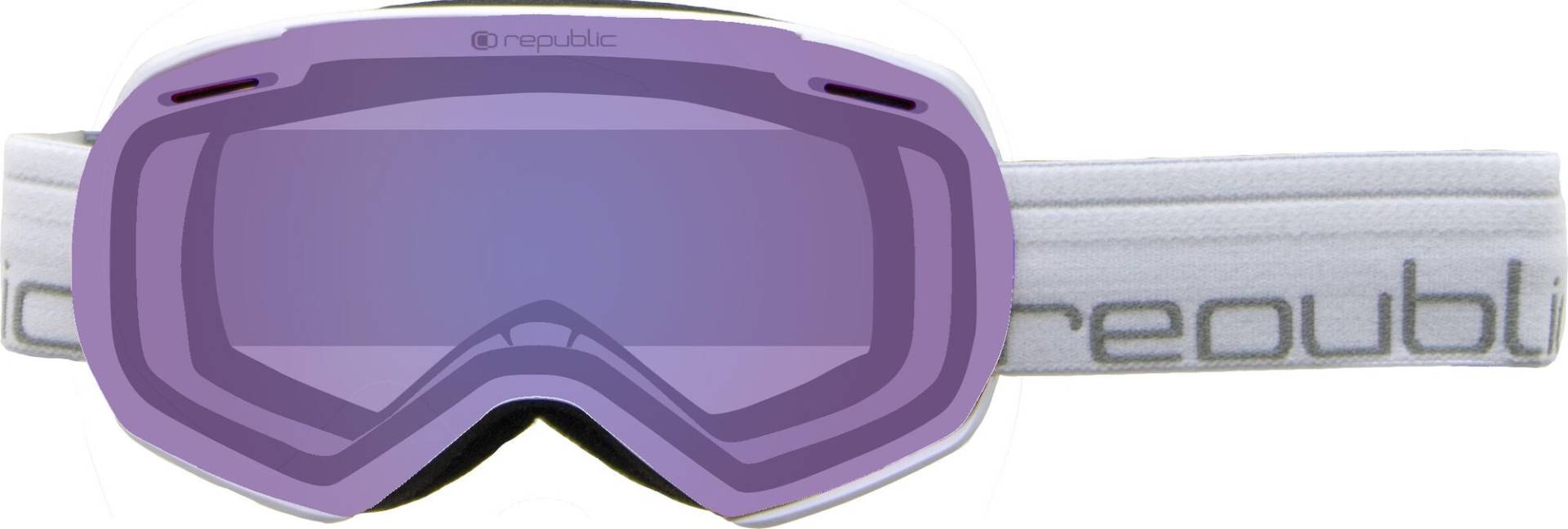 Republic Skibrille R810 HCS, Weiß von Republic