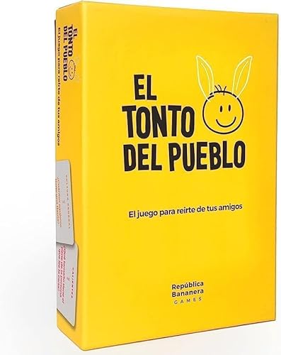 El Tonto del Pueblo – Brettspiele – Das Brettspiel zum Lachen Ihrer Freunde – Tafeln und Filzstifte von República Bananera