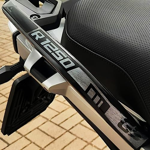 Resin Bike Aufkleber für Motorrad Kompatibel mit BMW R 1250 GS Triple Black 2021. Griffschutz für den Beifahrer vor Stößen und Kratzern. 3D-Harzklebstoff – Stickers - Made in Italy von Resin Bike