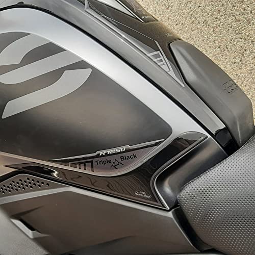 Resin Bike Aufkleber für Motorrad Kompatibel mit BMW R 1250 GS Triple Black 2021. Knie-Protektoren vor Stößen und Kratzern. 3D-Harzklebstoff – Stickers - Made in Italy von Resin Bike