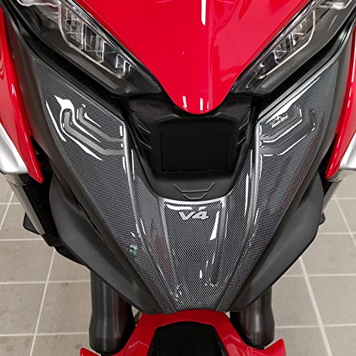 Resin Bike Aufkleber für Motorrad Kompatibel mit Ducati Multistrada V4 1100 2021. Bugschutz vor Stößen und Kratzern. 3D-Harzklebstoff - Stickers - Made in Italy von Resin Bike