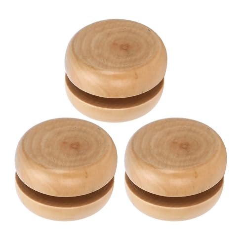 Respicefinem Holzdreh-Yo-Yo-Kit Yo 12. 0×12. 0×6. Pro Wood Pretyzoom Set 0 3-teiliges Holz-Yo-Yo, handgemachtes Kunsthandwerk, rund, Holz, kleine Spielzeuge von Respicefinem