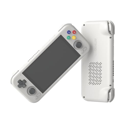 Retroid Pocket 4Pro Handheld-Retrospielkonsole, Android-Retrospielkonsole, mehrere Emulatoren, Handheld-Konsole, 4,7-Zoll-Display, 5000 mAh Akku, Klassische Spielekonsole (16Bit) von Retroid Pocket