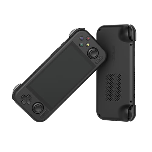 Retroid Pocket 4Pro Handheld-Retrospielkonsole, Android-Retrospielkonsole, mehrere Emulatoren, Handheld-Konsole, 4,7-Zoll-Display, 5000 mAh Akku, Klassische Spielekonsole (Schwarz) von Retroid Pocket