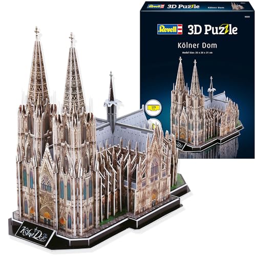 Revell 203 Dom, die Kathedrale der Stadt Köln und eines ihrer Wahrzeichen Zubehör, Farbig von Revell