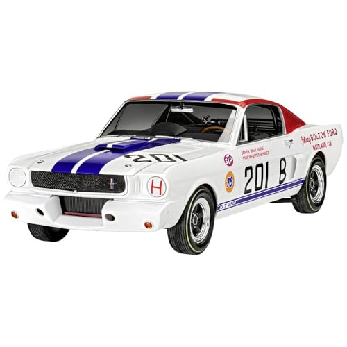 Revell Modellbausatz I 1966 Shelby GT 350 R I Detailreicher Level 4 Auto Bausatz I 79 Teile I Maßstab 1:24 I für Kinder und Erwachsene ab 12 Jahren von Revell