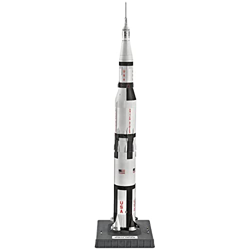 Revell Modellbausatz I Apollo Saturn V I Raumschiffmodell im Maßstab 1:144 I Für Kinder und Erwachsene ab 12 Jahren I 77,2 cm Hoch I Modellbausatz für Raumschiff Fans I Modellbausatz für Anfänger von Revell