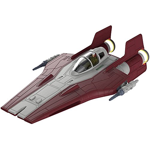 Revell Build & Play - Star Wars Resistance A-wing Fighter in rot - 06759, Maßstab 1:44, originalgetreue Nachbildung mit beweglichen Teilen, mit Light&Sound Effekten, robust zum Spielen von Revell