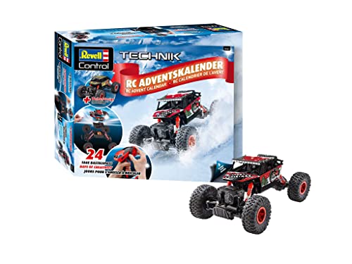 Revell Adventskalender RC Crawler I Ferngesteuerten Truck zusammenbauen in 24 Tagen I Adventskalender für Jungen, Mädchen & Erwachsene I Geschenk zu Weihnachten I Ab 10 Jahren von Revell Control