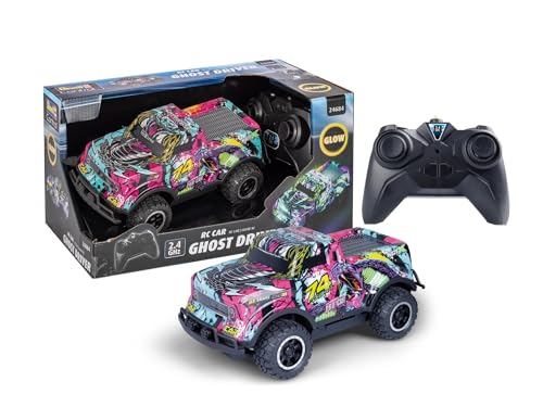 Revell Control, RC Ghost Driver (Pink), Maßstab 1:22, Ab 6 Jahren, Kompakt und leicht, Einfache Bedienung, Ideal für Kinder, Funkfrequenz: GHz von Revell Control