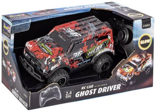 Revell Control 24683 Ghost Driver 1:22 RC Einsteiger Modellauto Elektro Straßenmodell mit Lichteffe von Revell Control