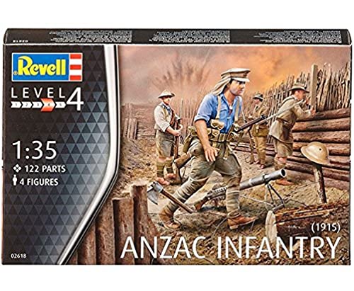 Revell – 02618 – Modellbau Figuren Anzac Infanterie 1915 – Maßstab 1/72, 12 ans to 18 ans von Revell