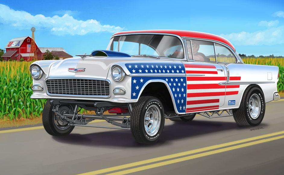 1955 Chevy Bel Air - Street Machine von Revell