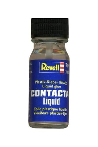 Revell 29601 Contacta Liquid, Flüssigkleber mit Pinsel 29601-Revell-Flaschenkleber/SB geblistert, No Colur von Revell