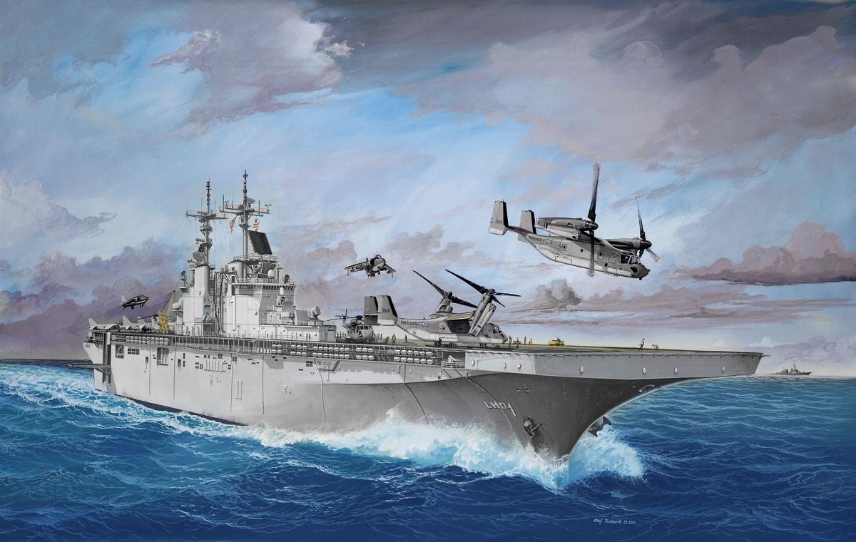 Assault Carrier USS WASP CLASS von Revell