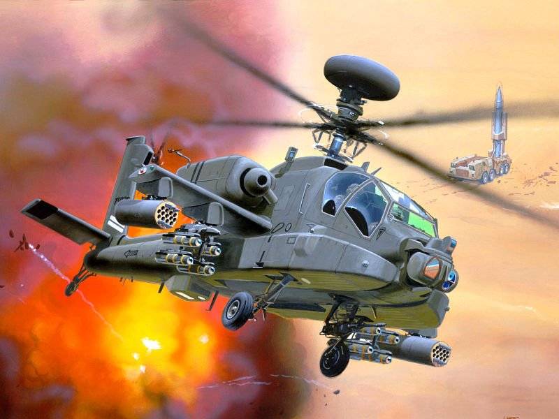 Hughes AH-64D Apache Longbow von Revell