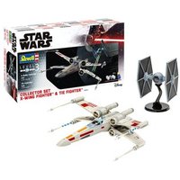 REVELL 06054 Collector Set 1:57 X-Wing Fighter + 1:65 TIE Fighter von Revell