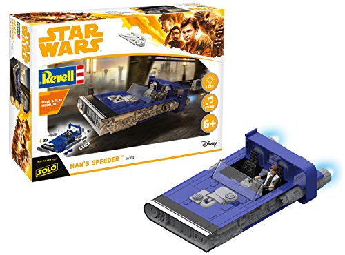 Revell 06769 Han's Speeder aus Disney Star Wars HAN Solo Build&Play, BAU-und Spielspass, blau von Revell