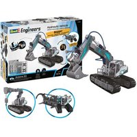 REVELL 21305 Hydraulic Excavator 3in1 - Bagger mit hydraulisch gesteuertem Arm aus 168 Teilen von Revell