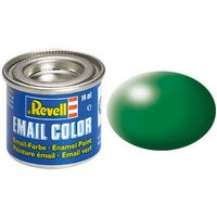 REVELL 32364 Email Color Laubgrün, seidenmatt, 14 ml, RAL 6001 von Revell