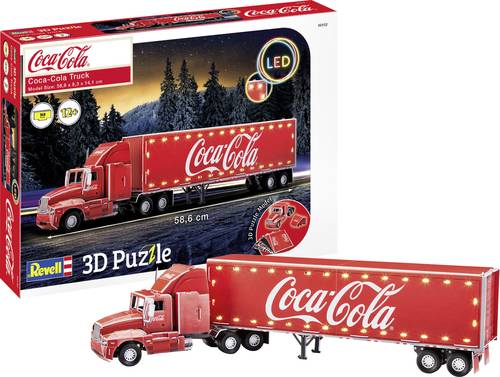 3D-Puzzle Coca-Cola Truck - LED Edition 00152 RV 3D-Puzzle Coca-Cola Truck - LED Edition 1St. von Revell