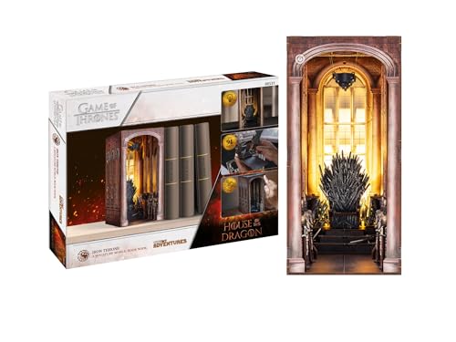 Revell Tiny Adventures Iron Throne I Detailliertes Modell vom Iron Throne I Aufwendiges Holz Puzzle I Authentische Figuren I DIY I Geschenkidee I Modell aus Holz von Revell