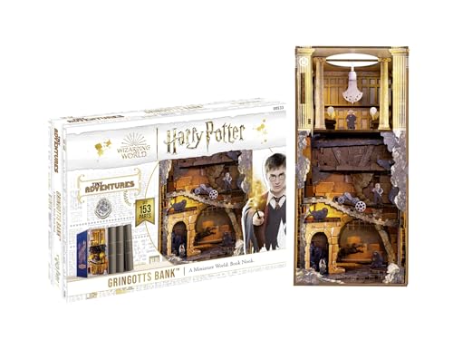 Revell Tiny Adventures, Gringotts Bank Harry Potter, Magische Miniaturwelt der Gringotts Bank, Handgefertigte Buchstütze, Perfekt für Sammler und Harry Potter Fans von Revell