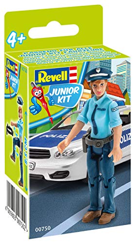 Revell Junior Kit 00750 Polizistin Spielfigur, Mehrfarbig 8,5 cm von Revell