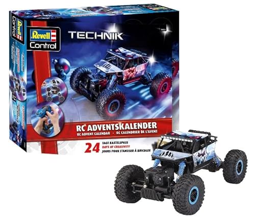 Revell Adventskalender RC Crawler I Ferngesteuertes Adventskalender für Bastler I Adventskalender für Jungen, Mädchen & Erwachsene I Geschenk zu Weihnachten I Ab 10 Jahren von Revell