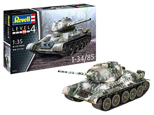 Revell 3319 T-34/85 (1:35) - EN/DE/FR/NL/ES/IT von Revell