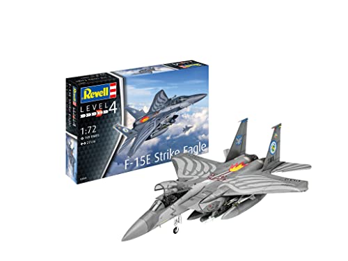 Revell 03841 F-15E Strike Eagle originalgetreuer Modellbausatz für Fortgeschrittene, unlackiert von Revell