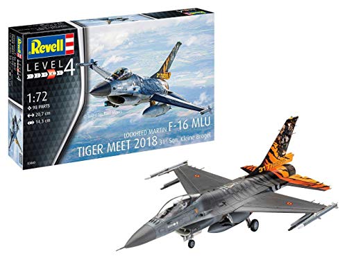 Revell Zubehör F-16 MLU Tiger Meet 2018 31 SQN. Kleine Brogel-1:72, Mehrfarbig von Revell