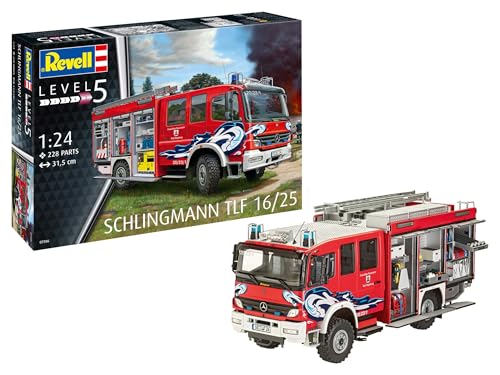 Revell 07586 Schlingmann TLF 16/25 Feuerwehrauto Bausatz 1:24 von Revell