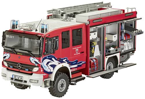 Revell 07586 Schlingmann TLF 16/25 Feuerwehrauto Bausatz 1:24 von Revell