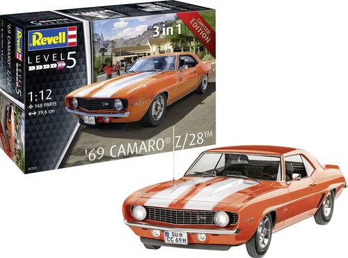 Revell 07727 '69 Camaro® Z/28™ Automodell Bausatz 1:12 von Revell